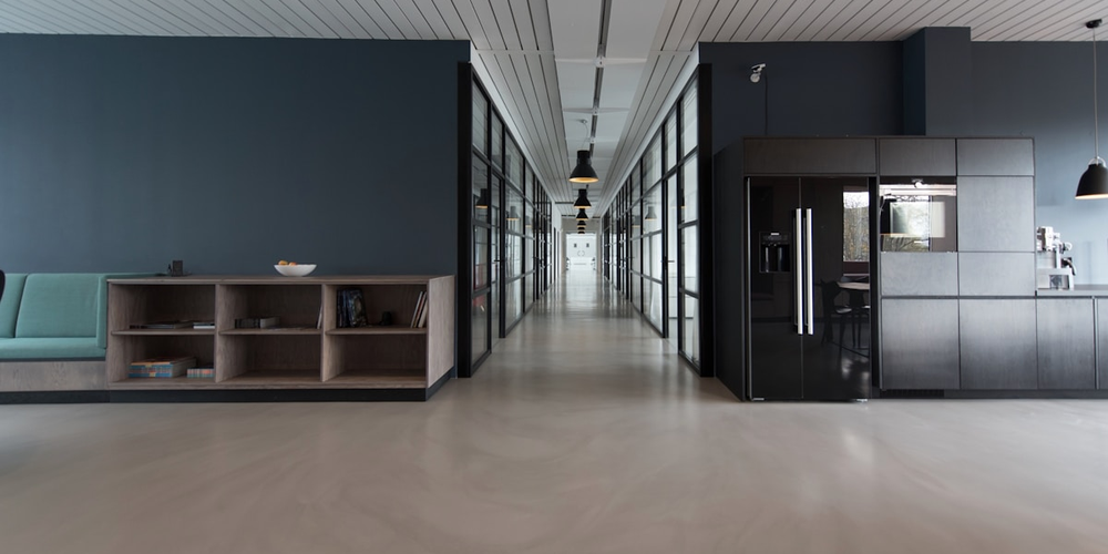 Modern workplace representing the QSYS mission and vision